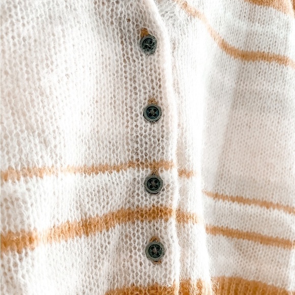 FREE People Alpaca Stripe Cardigan - Picture 6 of 12